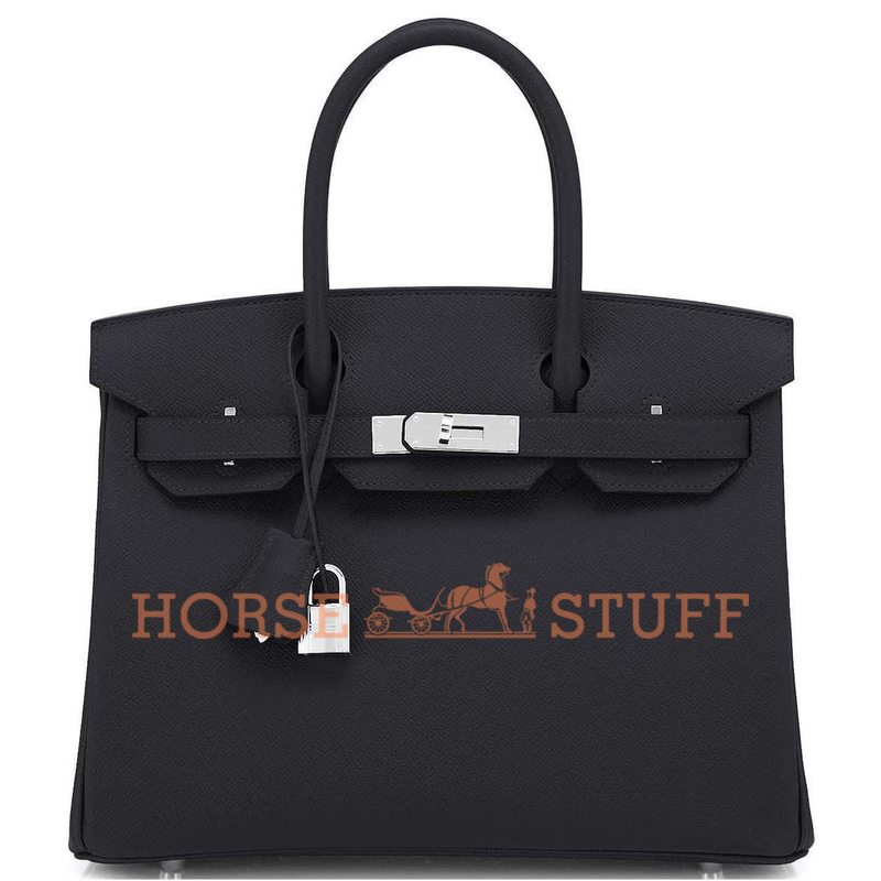 Hermès Birkin 30 Black Epsom PHW