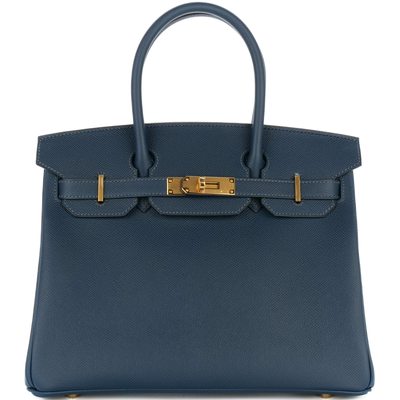 Hermès Birkin 30 Bleu de Prusse Epsom GHW
