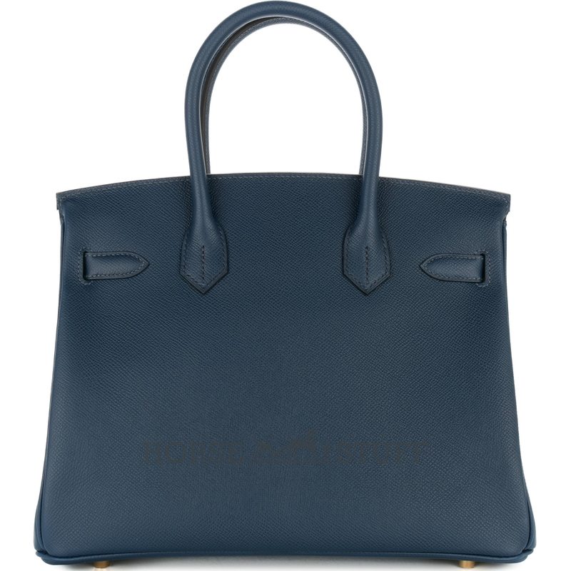 Hermès Birkin 30 Blue Pale Clemence GHW