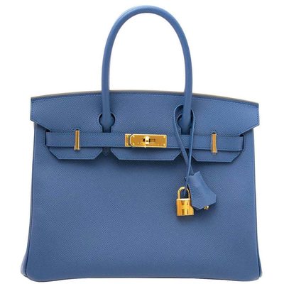 Hermès Birkin 30 Blue Agate Epsom GHW