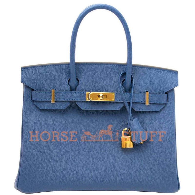 Hermès Birkin 30 Blue Agate Epsom GHW