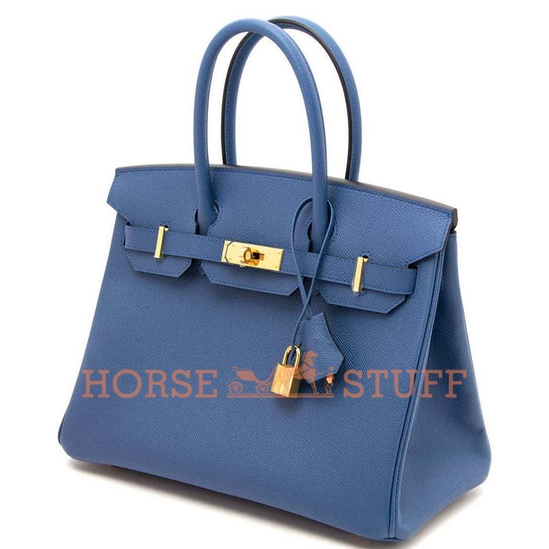 Hermès Birkin 30 Blue Agate Epsom GHW