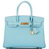 Hermès Birkin 30 Blue Atoll Epsom GHW