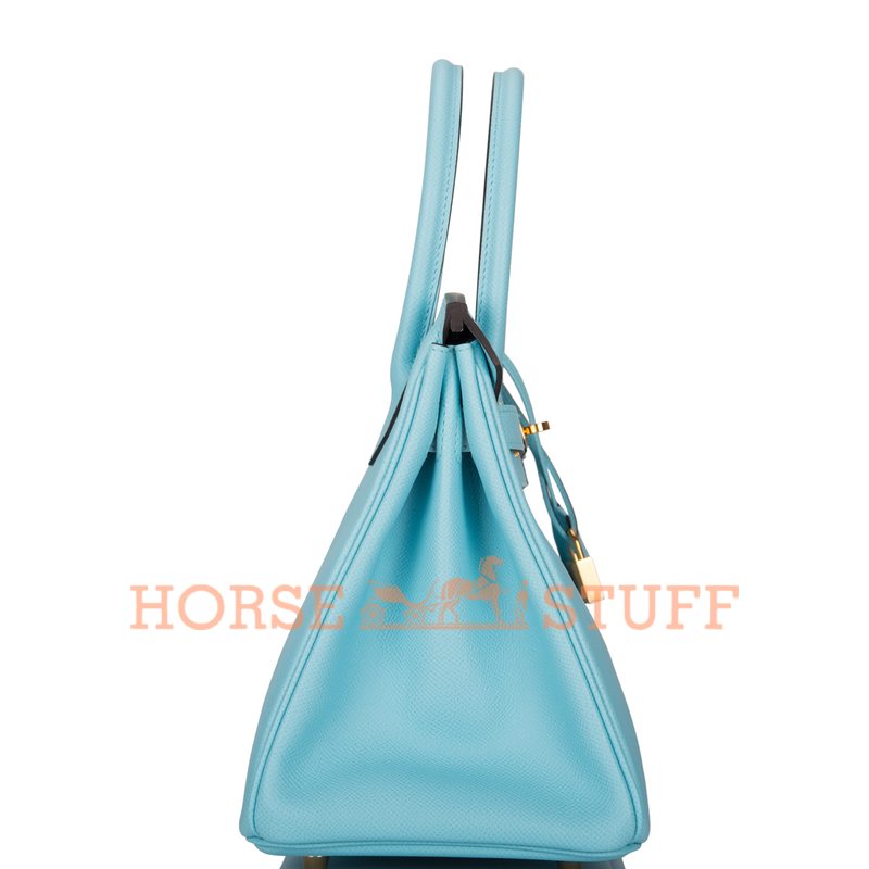 Hermès Birkin 30 Blue Atoll Epsom GHW