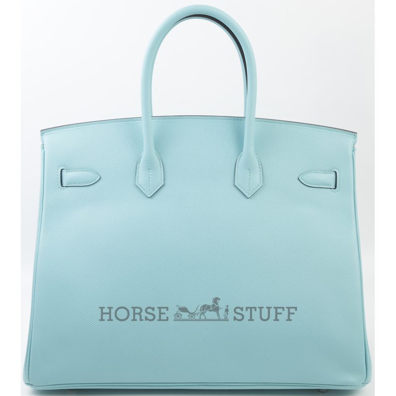 Hermès Birkin 35 Blue Atoll Epsom PHW