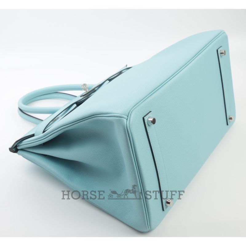 Hermès Birkin 35 Blue Atoll Epsom PHW