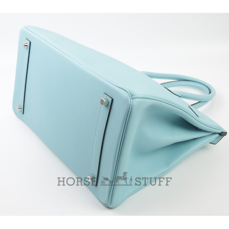 Hermès Birkin 35 Blue Atoll Epsom PHW