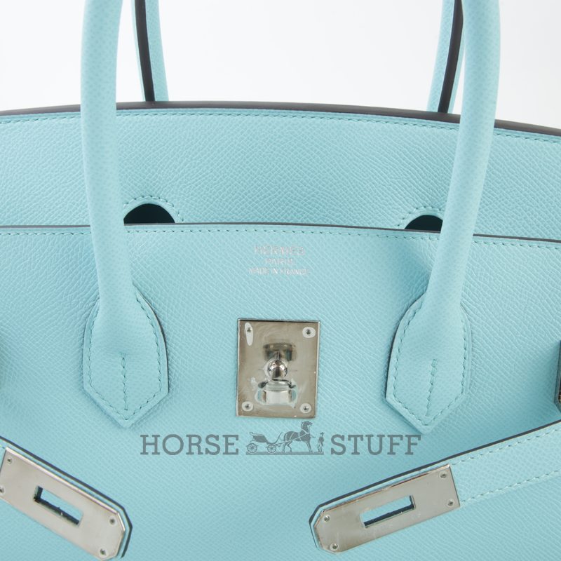 Hermès Birkin 35 Blue Atoll Epsom PHW