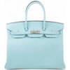 Hermès Birkin 35 Blue Atoll Epsom PHW
