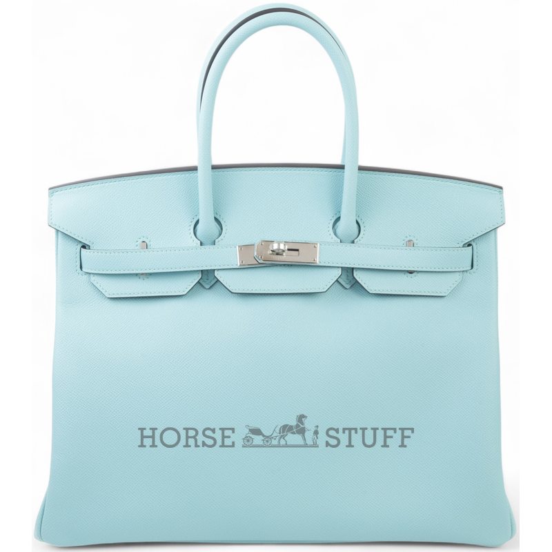 Hermès Birkin 35 Blue Atoll Epsom PHW