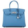 Hermès Birkin 30 Blue Azur Epsom PHW