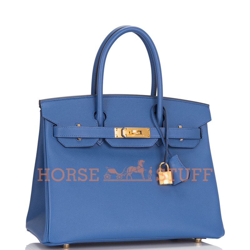 Hermès Birkin 30 Blue Brighton Epsom GHW