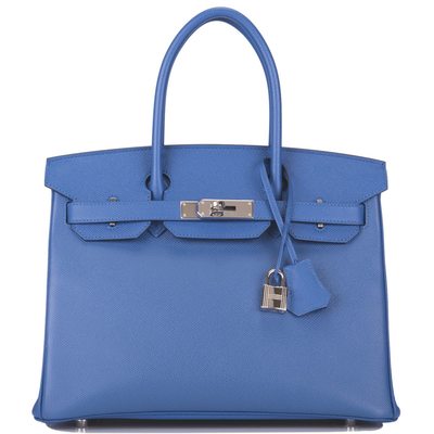 Hermès Birkin 30 Blue Brighton Epsom PHW