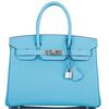 Hermès Birkin 30 Blue de Nord Epsom PHW