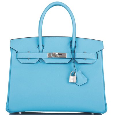 Hermès Birkin 30 Blue de Nord Epsom PHW