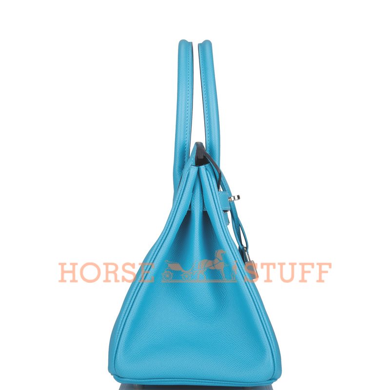 Hermès Birkin 30 Blue de Nord Epsom PHW