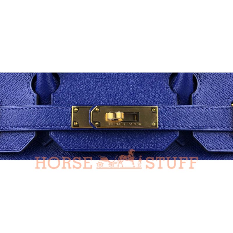 Hermès Birkin 30 Blue Electrique Epsom GHW