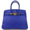 Hermès Birkin 30 Blue Electrique Epsom GHW