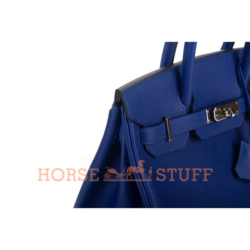 Hermès Birkin 30 Blue Electrique Epsom PHW