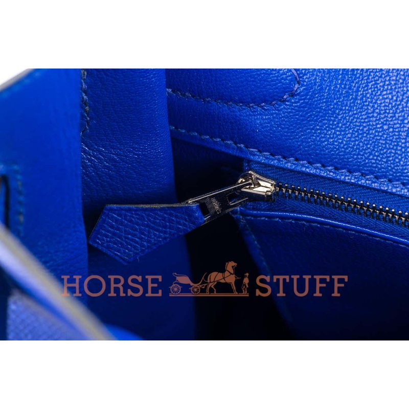 Hermès Birkin 30 Blue Electrique Epsom PHW