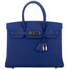 Hermès Birkin 30 Blue Electrique Epsom PHW