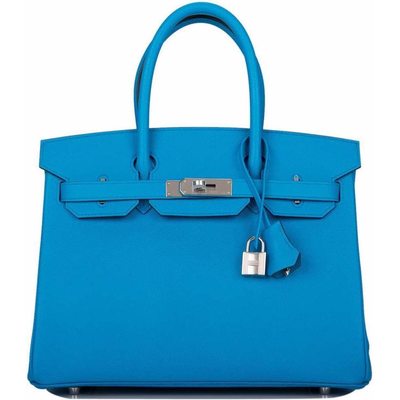 Hermès Birkin 30 Blue Frida Epsom PHW