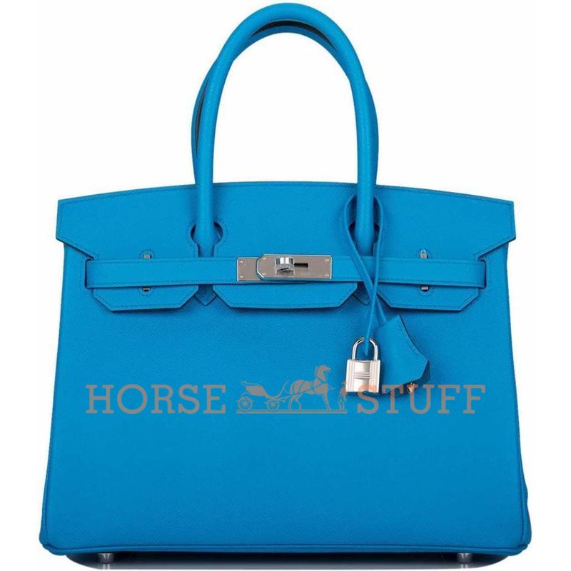 Hermès Birkin 30 Blue Frida Epsom PHW