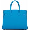 Hermès Birkin 30 Blue Frida Epsom PHW