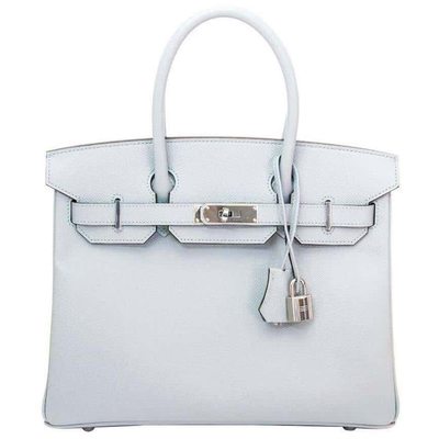 Hermès Birkin 30 Blue Glacier Epsom PHW