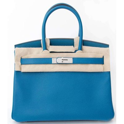 Hermès Birkin 30 Blue Izmir Epsom PHW