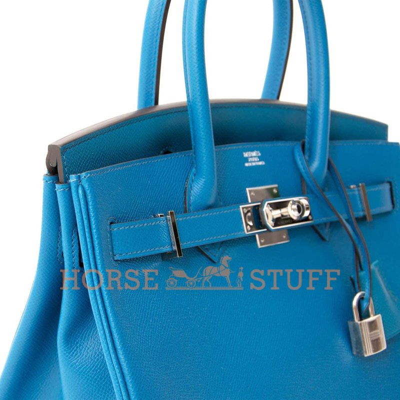 Hermès Birkin 30 Blue Izmir Epsom PHW