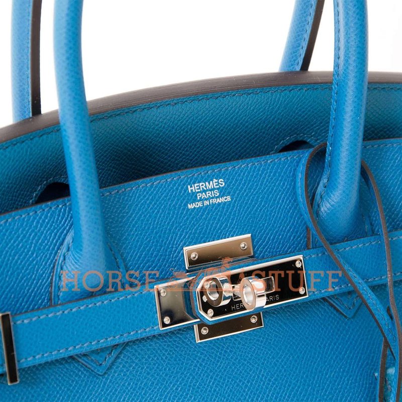 Hermès Birkin 30 Blue Izmir Epsom PHW