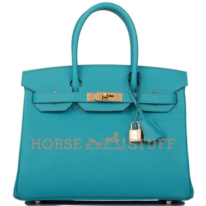 Hermès Birkin 30 Blue Paon Epsom GHW