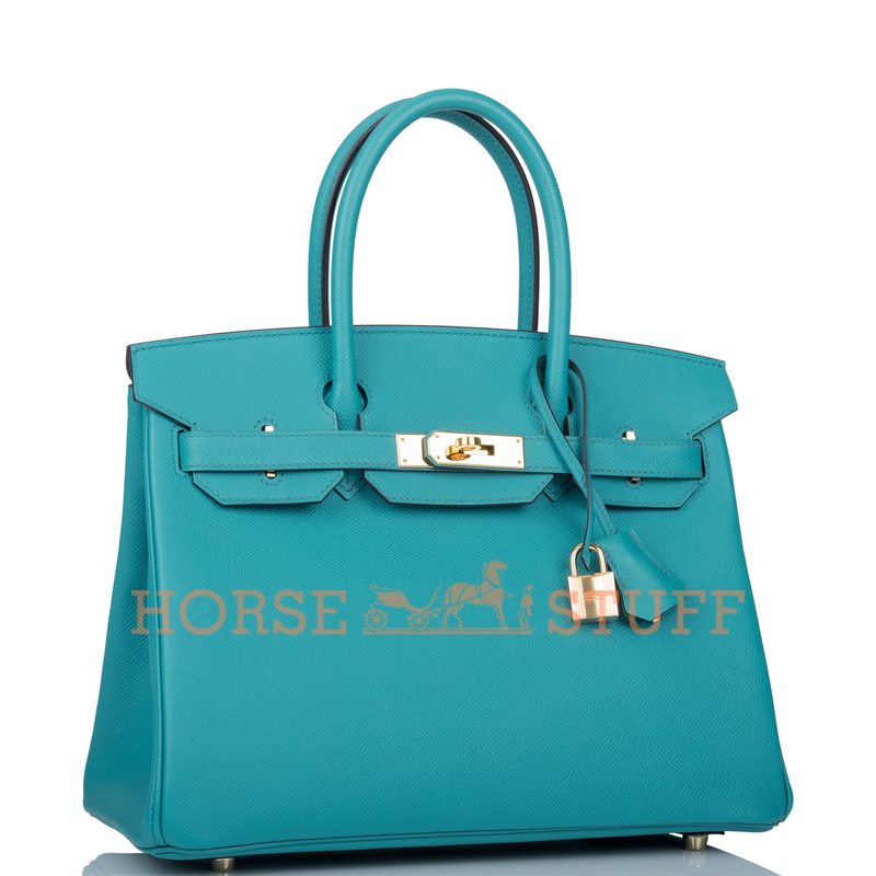 Hermès Birkin 30 Blue Paon Epsom GHW