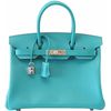 Hermès Birkin 30 Blue Paon Epsom PHW