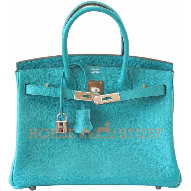 Hermès Birkin 30 Blue Paon Epsom PHW