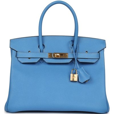 Hermès Birkin 30 Blue Paradise Epsom GHW