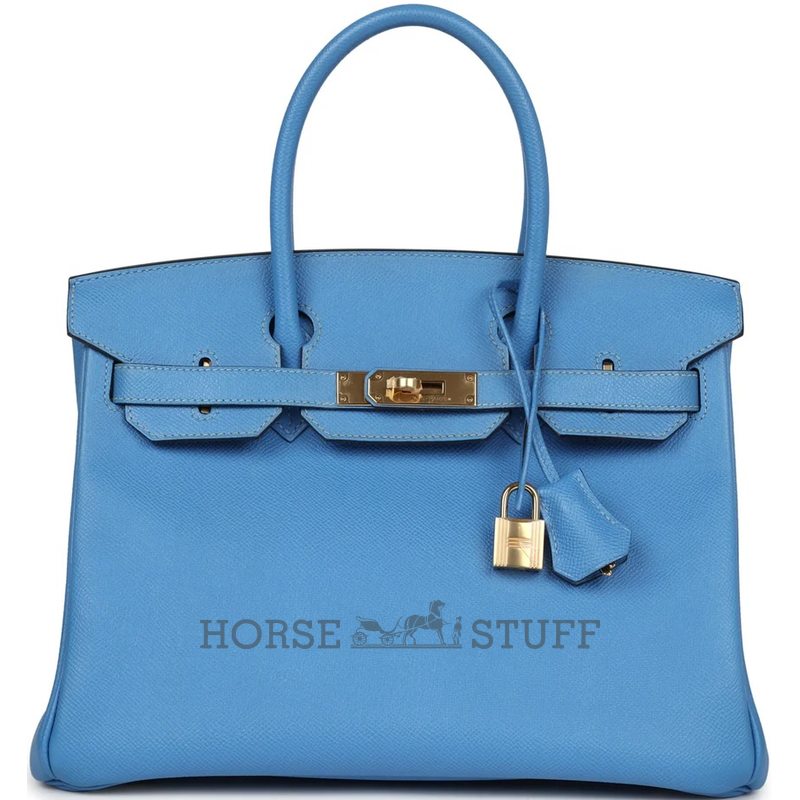 Hermès Birkin 30 Blue Paradise Epsom GHW