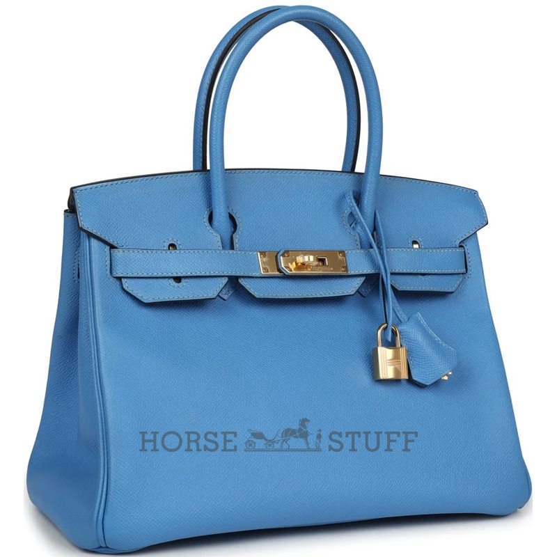 Hermès Birkin 30 Blue Paradise Epsom GHW