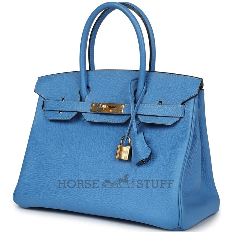 Hermès Birkin 30 Blue Paradise Epsom GHW