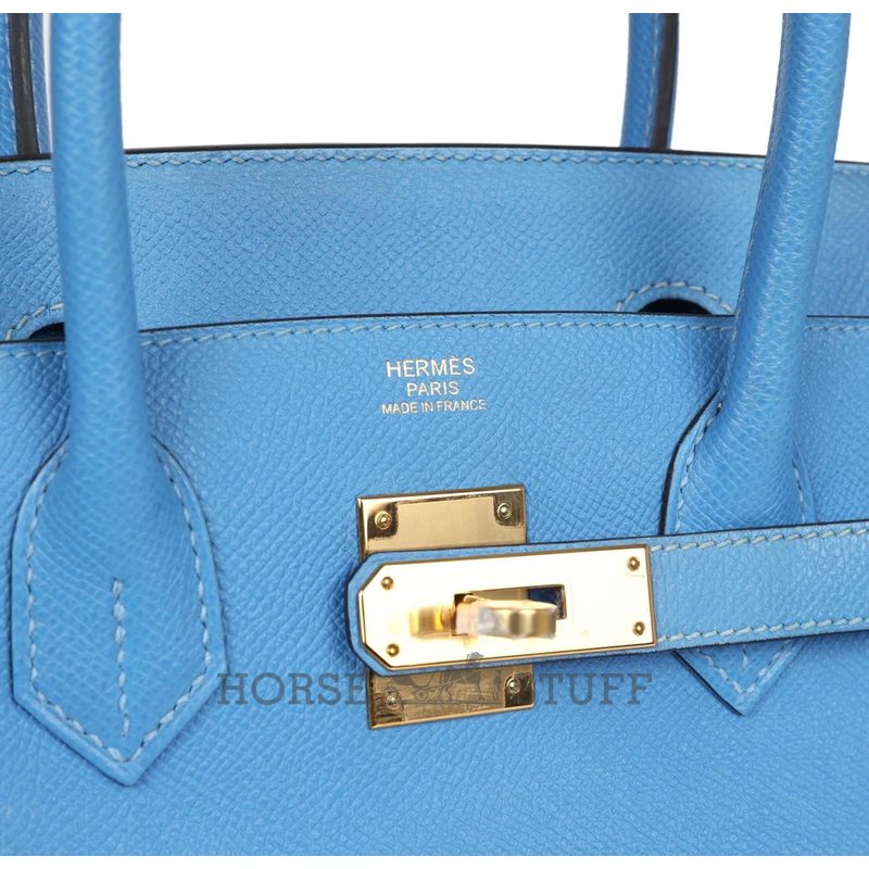 Hermès Birkin 30 Blue Paradise Epsom GHW