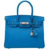 Hermès Birkin 30 Blue Zanzibar Epsom PHW