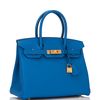 Hermès Birkin 30 Blue Zellige Togo GHW