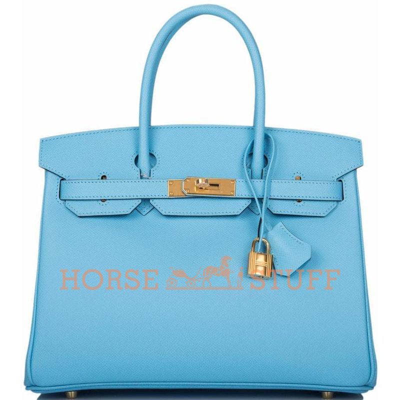 Hermès Birkin 30 Celeste Epsom GHW