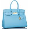 Hermès Birkin 30 Celeste Epsom GHW