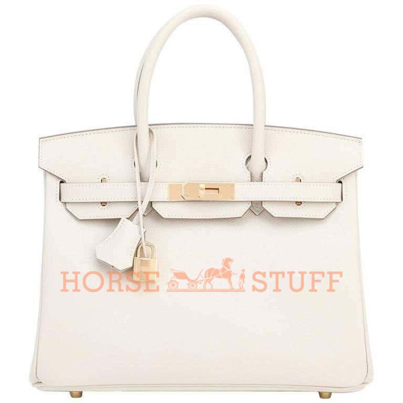 Hermès Birkin 30 Craie Epsom GHW