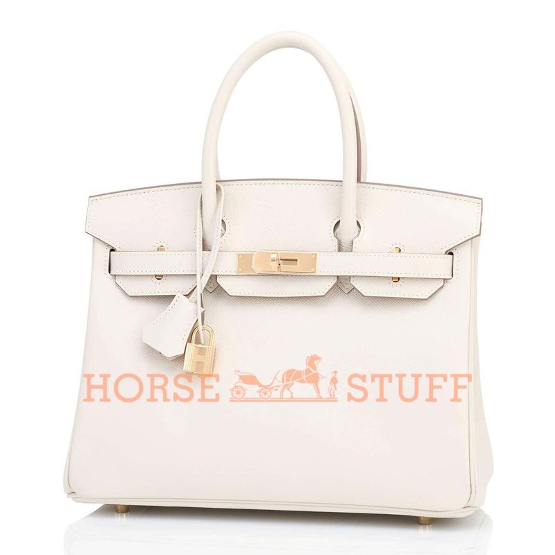 Hermès Birkin 30 Craie Epsom GHW