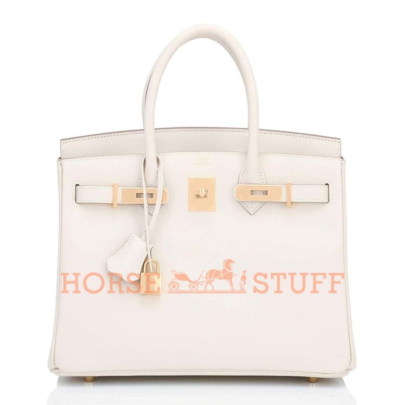 Hermès Birkin 30 Craie Epsom GHW