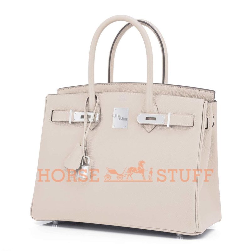 Hermès Birkin 30 Craie Epsom PHW