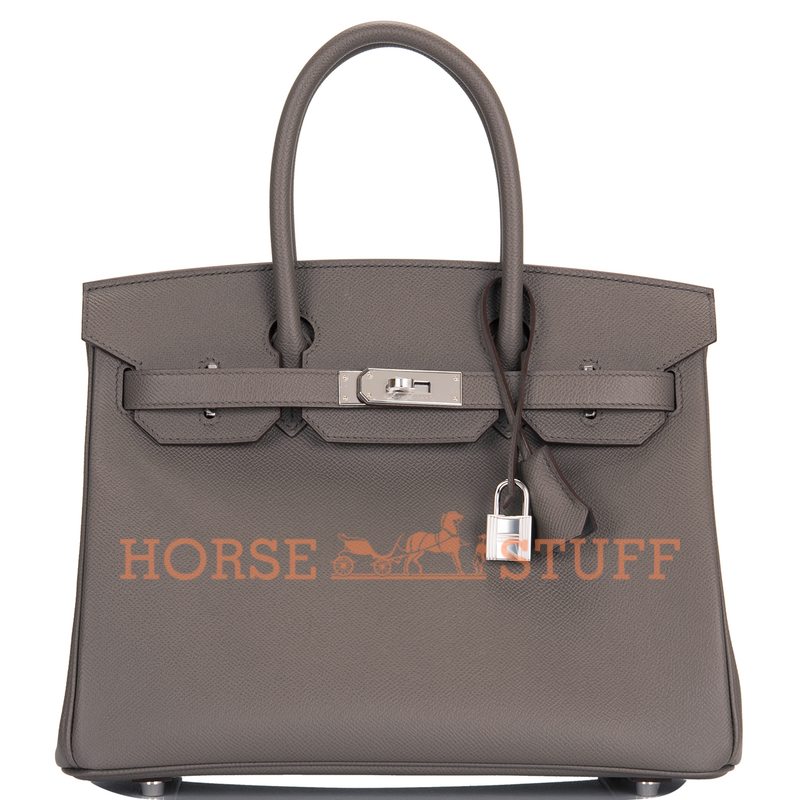 Hermès Birkin 30 Etain Epsom PHW